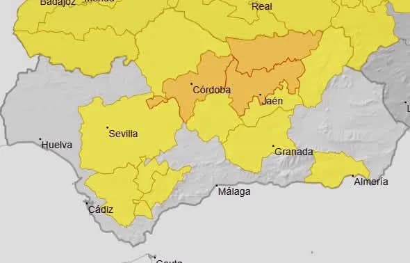 EL TIEMPO: Aviso amarillo por altas temperaturas en la provincia granadina