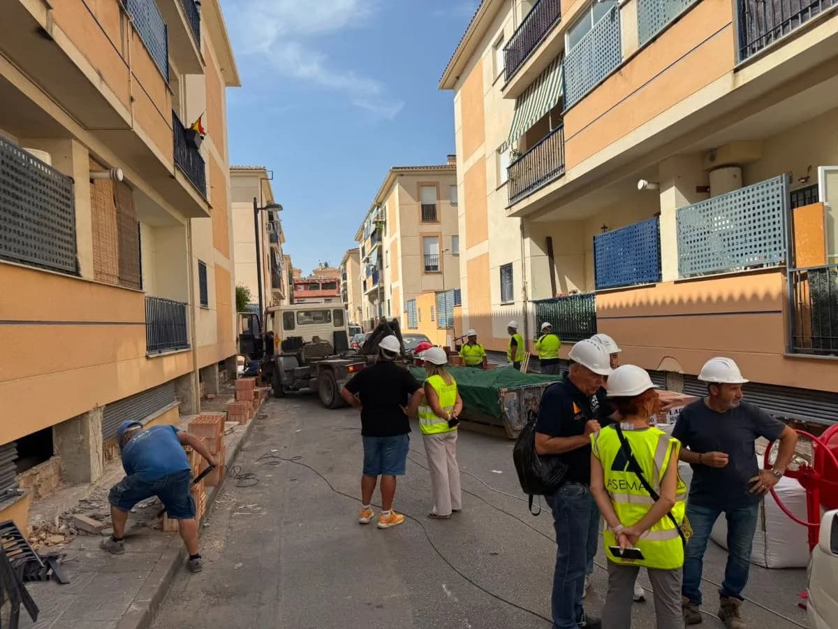 El Ayuntamiento de Las Gabias trabaja para facilitar el regreso a sus viviendas de los vecinos del Residencial San Francisco