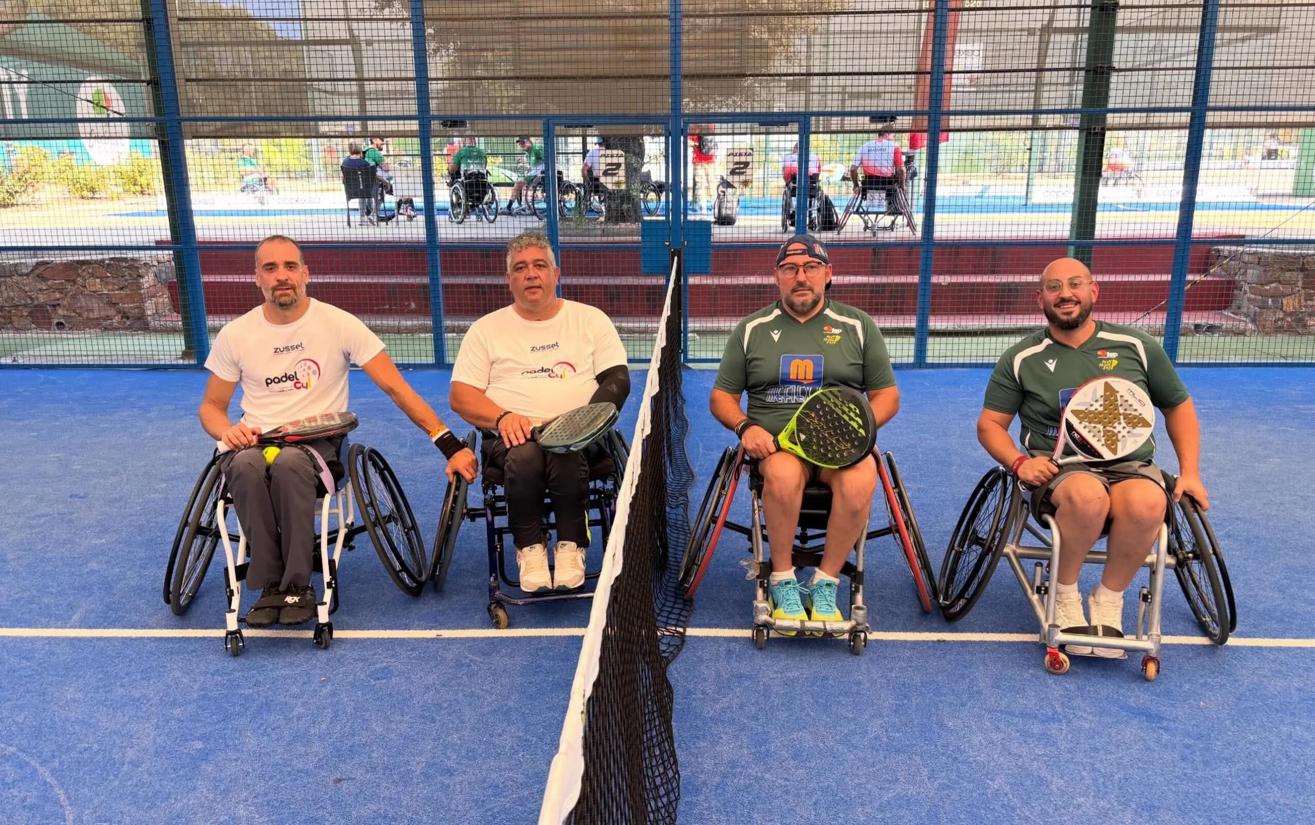 Madrid se corona en Cáceres en el Campeonato de España de pádel en silla de ruedas por selecciones autonómicas