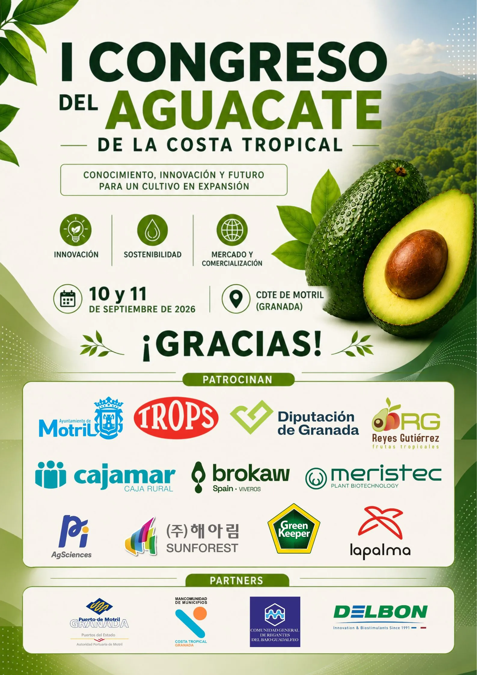Motril se convierte en sede profesional nacional del cultivo del aguacate