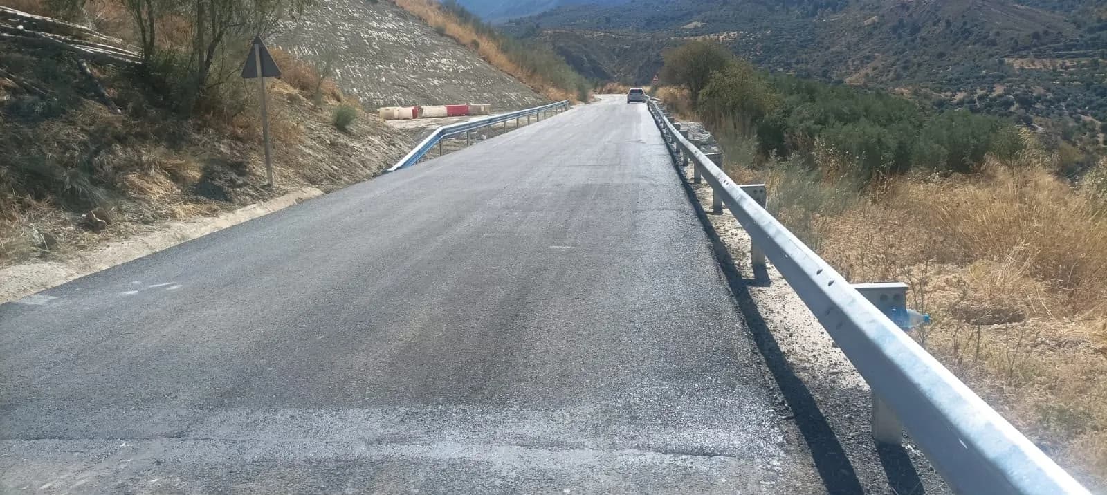 Diputación culmina la recuperación de la GR-3201 tras los daños del temporal, a tiempo para el paso de La Vuelta