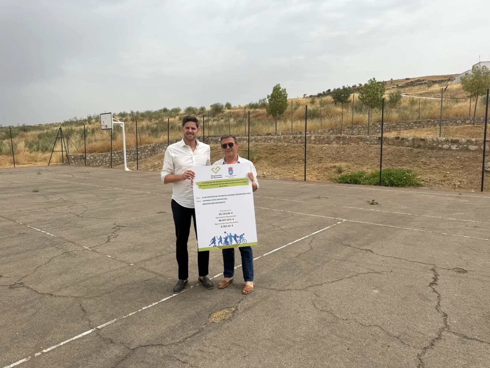 Diputación renovará la pista deportiva de El Turro con una inversión de más de 90.000 euros
