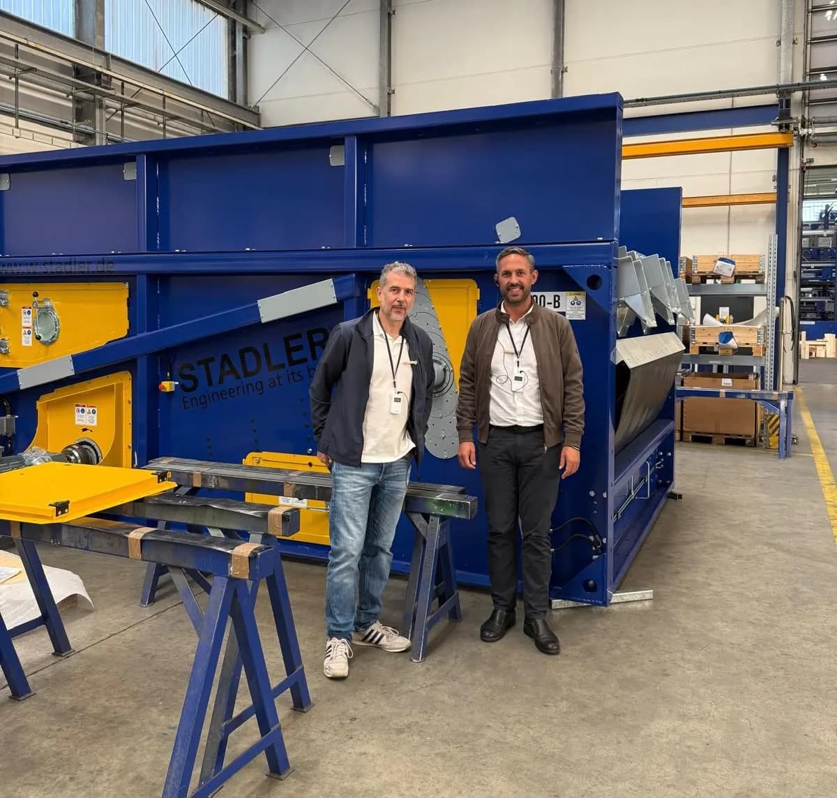 Diputación conoce en Alemania las últimas tecnologías para la futura planta de tratamiento de residuos del contenedor amarillo
