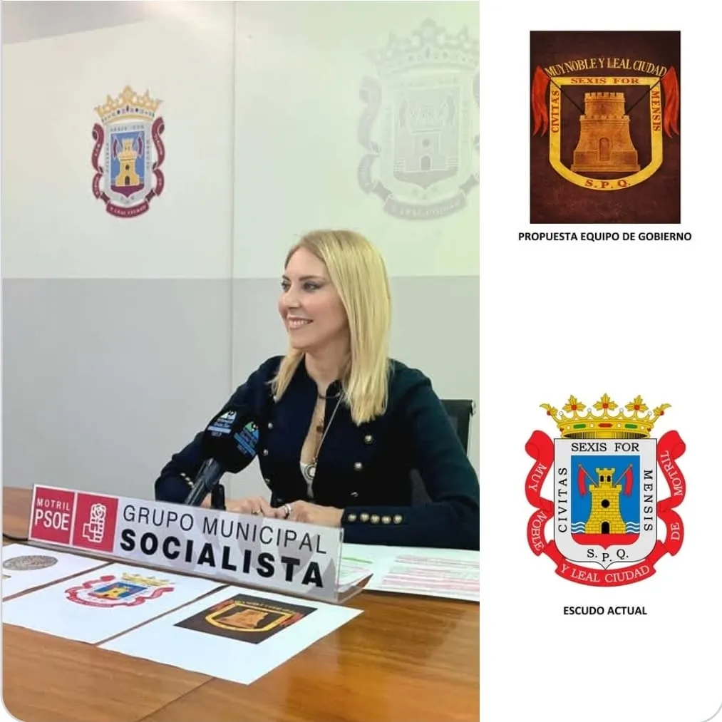 Gádor Domínguez lamenta que el Gobierno municipal «desestime las alegaciones del PSOE y siga adelante con el cambio del escudo de Motril»