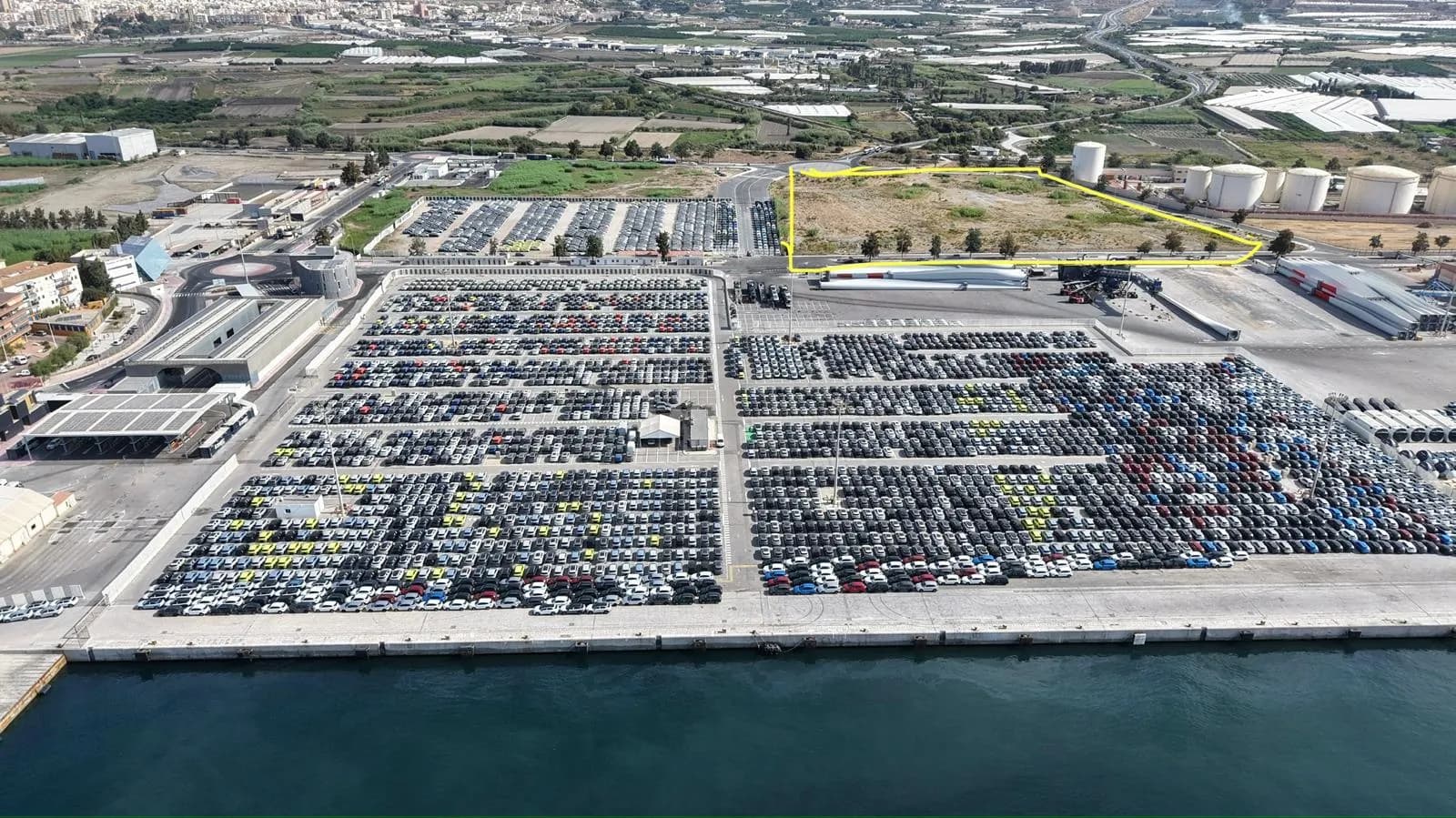 El Puerto de Motril incorpora una nueva planta logística para cereales y fertilizantes