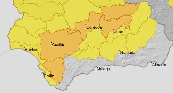 EL TIEMPO: Todas las provincias andaluzas excepto Almería tienen activado aviso por altas temperaturas