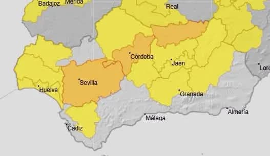 EL TIEMPO: Aviso amarillo en Granada por lluvia y tormentas