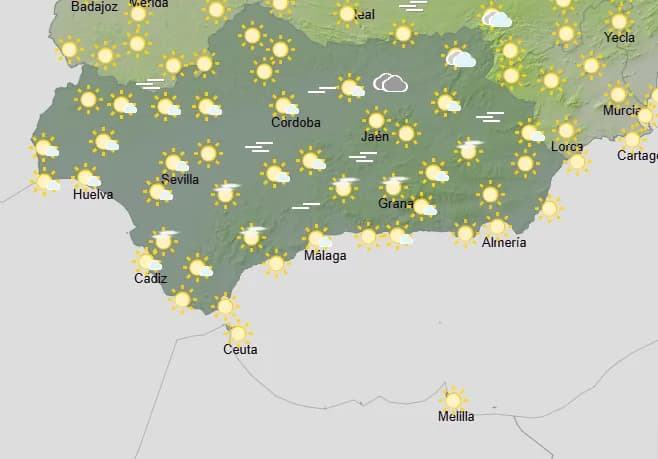 EL TIEMPO: Cielos poco nubosos o despejados y temperaturas suaves