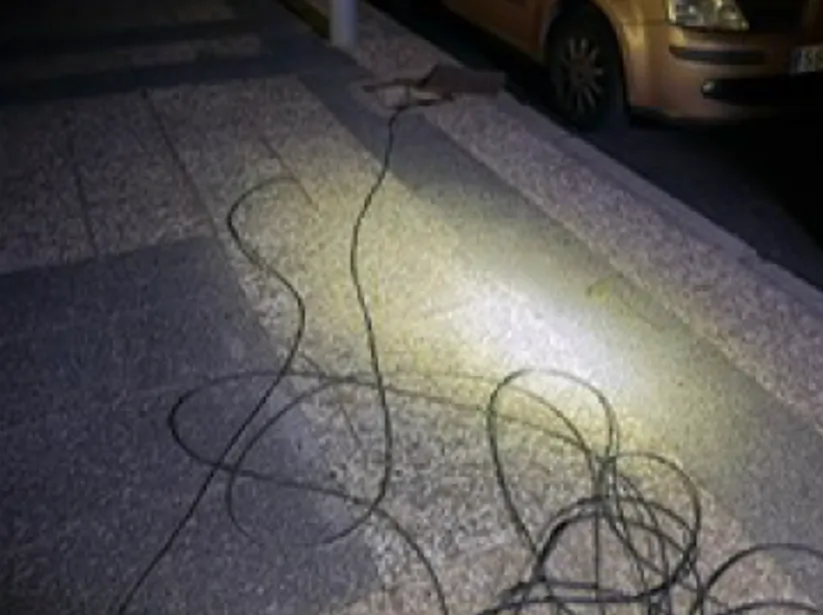 Detenida una pareja en Motril por robo de cableado público