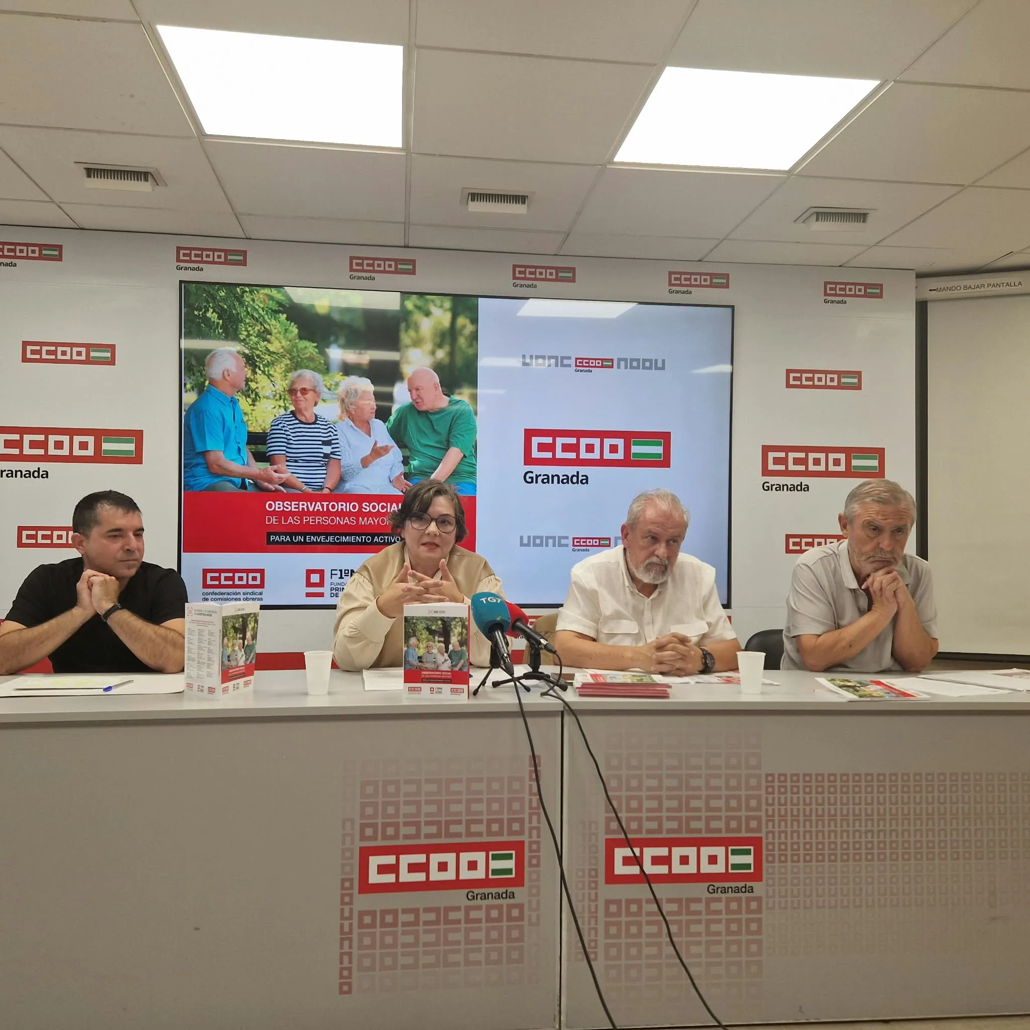 CCOO advierte de que «una de cada cinco personas mayores vive en soledad no deseada» y exige al Gobierno andaluz cumplir la Ley de Dependencia