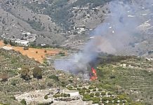 Extinguido el incendio de la Cuesta Cordobilla que ha arrasado 7 hectáreas