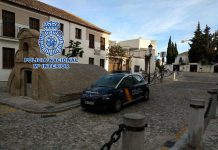 Detenido un individuo que habría causado daños en el patrimonio histórico tras haber grabado un nombre sobre una columna