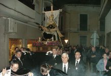 La Virgen de las Angustias preside el Santo Via Crucis Oficial de Semana Santa en Motril