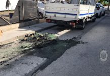 Puestos a disposición judicial dos jóvenes en Motril por la quema de contenedores