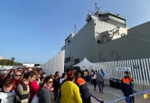 Más de 6.000 personas han visitado en el Puerto de Motril el buque Castilla