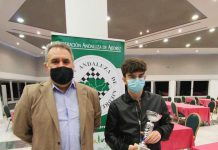 El ajedrecista granadino del Club Ajedrez Puerta Elvira, Francisco Orantes Taboada, brillante Campeón Absoluto de Andalucía