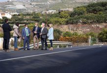 Finalizan las obras de ensanche de la carretera de Lentegí y el acondicionamiento de la vía entre Ítrabo y Molvízar
