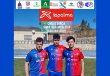 El Club Atletismo DELSUR-LA PALMA demuestra su poderío en el andaluz de lanzamientos largos