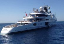 Atraca en el Puerto de Motril el megayate del príncipe heredero de Dubái