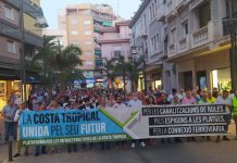 La Plataforma cifra en 5.000 personas «alzando la voz» demandando las necesarias infraestructuras para el futuro de la Costa Tropical