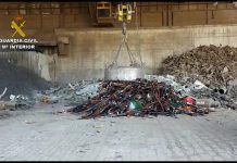 La Guardia Civil destruye 1.558 armas depositadas en la Intervención de Armas y Explosivos de la Comandancia de Granada