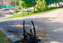 Noche de Halloween: Lamentables episodios de vandalismo en el Parque de los Pueblos de América de Motril