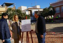 Las obras del PFEA que se acometen en la Plaza 1º de mayo cambiarán por completo este espacio público