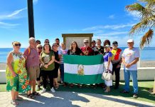 Se inaugura en La Rábita la marquesina que señaliza la Gran Ruta y Sendero de La Desbandá