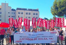 Continúan en Motril las movilizaciones para exigir la “inmediata actualización” de la Bolsa del SAS