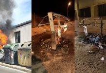 Queman en Motril, en la última semana, cuatro contenedores de basura