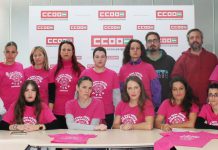 Seguimiento masivo en Granada de la jornada de huelga convocada por el colectivo de PTIS e ILSE privatizadas para denunciar su situación de precariedad