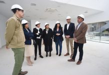 El presidente de la Diputación conoce el edificio ‘Autónomos’ de los Centros Sociales tras un proceso de rehabilitación energética