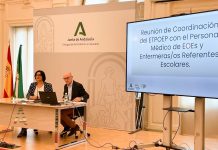 La Junta coordina acciones en salud pública y asistencia sanitaria en los centros docentes de la provincia