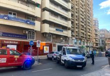 El fuerte viento provoca diversas incidencias en Motril, Puntalón y Calahonda