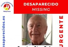 Francisco Pérez de 87 años, desaparecido en Almuñécar