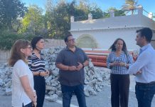 Una inversión de 45.850,92€ renueva las redes hidráulicas de la calle Las Flores de Castell de Ferro