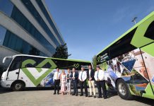 Los autobuses de Diputación promocionan el patrimonio de la provincia