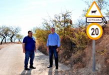 La Junta finaliza la mejora de la vía pecuaria Vereda del Campo de Dalías, Berja y Darrícal a Sierra Nevada a su paso por Murtas