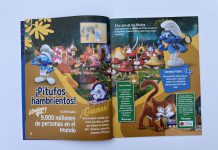 Alcampo se tiñe de azul pitufo para concienciar sobre la consecución de los Objetivos de Desarrollo Sostenible