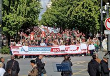 2.000 personas se movilizan en Granada contra «la incompetencia» de la Junta de Andalucía con la gestión de las dependencias