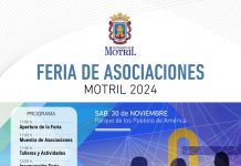 El próximo sábado 30 de noviembre llega a Motril una nueva edición de la Feria de Asociaciones