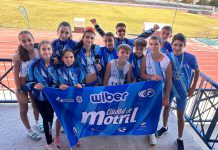 El Club Atletismo Wiber Ciudad de Motril consigue tres platas en el Campeonato de Andalucía Oriental Sub14 de invierno