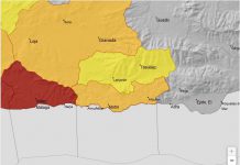 La Costa Tropical pasa a nivel naranja por fuertes lluvias