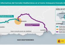 Transportes inicia los estudios informativos para mejorar la conectividad ferroviaria entre Antequera, Granada y Almería