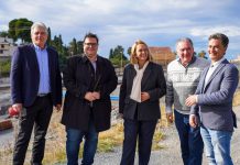 Avanzan las obras de desdoblamiento del Camino de Las Ventillas (Motril), por donde pasan diariamente unos 30.000 vehículos