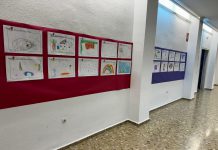 Abierta la exposición de dibujos del concurso infantil de las fiestas patronales Virgen del Rosario