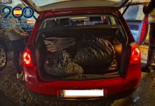 Detenidos en Granada cinco individuos que transportaban diez kilos de cogollos de marihuana