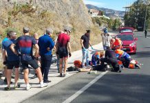 Fallece un ciclista en la N-340 a su paso por Almuñécar tras sufrir un paro cardíaco