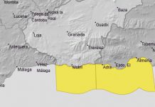 Aviso amarillo de 27 horas en la Costa Tropical por fenómenos costeros