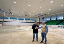 El Pabellón Municipal de Deportes de Almuñécar encara la recta final de sus obras de mejora
